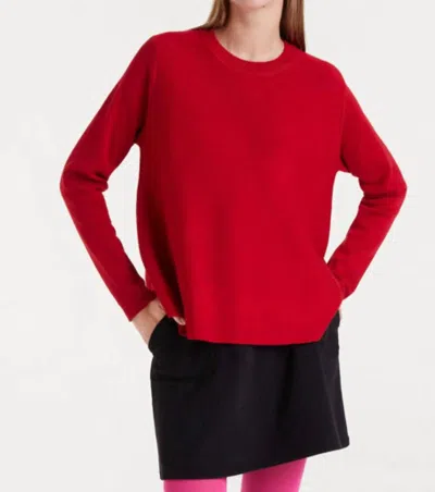 Compañía Fantástica Jersey Crewneck Sweater In Red
