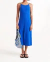 Compañía Fantástica Knit Midi Dress In Blue In Blue