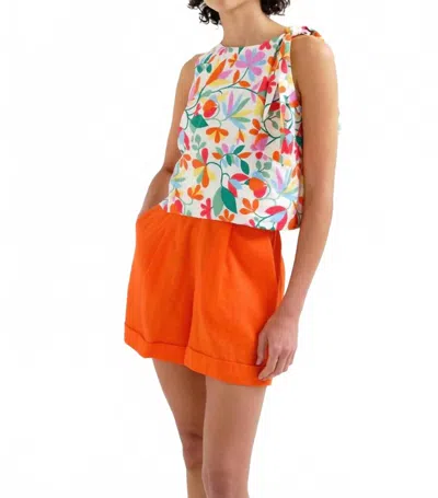 Compañía Fantástica Lotto Print Sleeveless Top In Multi