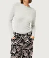 Compañía Fantástica Perkins Collar Knit Top In Grey