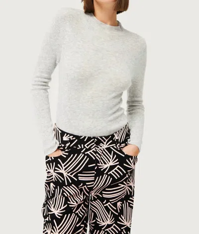 Compañía Fantástica Perkins Collar Knit Top In Grey