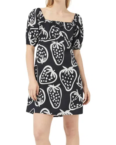 Compañía Fantástica Strawberry Dress In Black