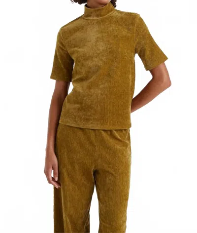 Compañía Fantástica Terciopelo Top In Green