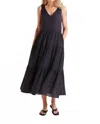 Compañía Fantástica Tiered Maxi Dress In Black In Black