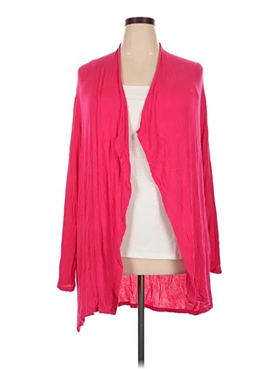Pre-owned Company Ellen Tracy Cardigan Sweater In Pink