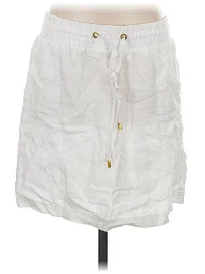 Pre-owned Company Ellen Tracy Casual Skirt In White