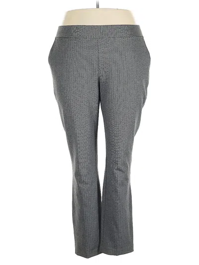 Pre-owned Company Ellen Tracy Dress Pants In Gray