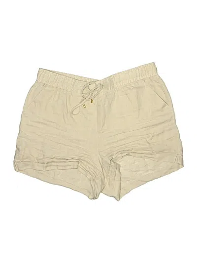 Pre-owned Company Ellen Tracy Khaki Shorts In Gold