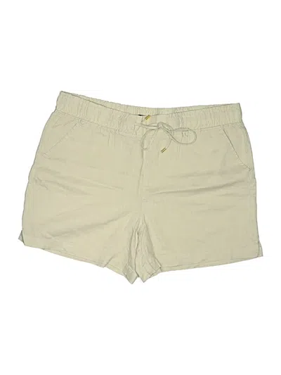 Pre-owned Company Ellen Tracy Khaki Shorts In Green