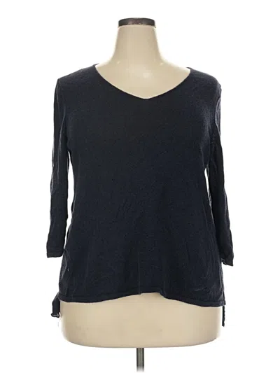 Pre-owned Company Ellen Tracy Pullover Sweater In Black
