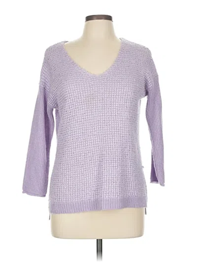 Pre-owned Company Ellen Tracy Pullover Sweater In Purple