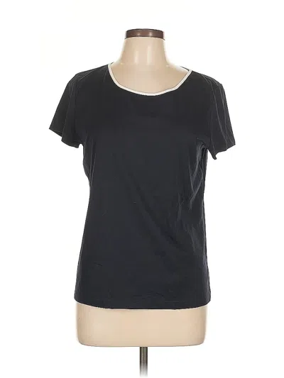 Pre-owned Company Ellen Tracy Short Sleeve T-shirt In Black
