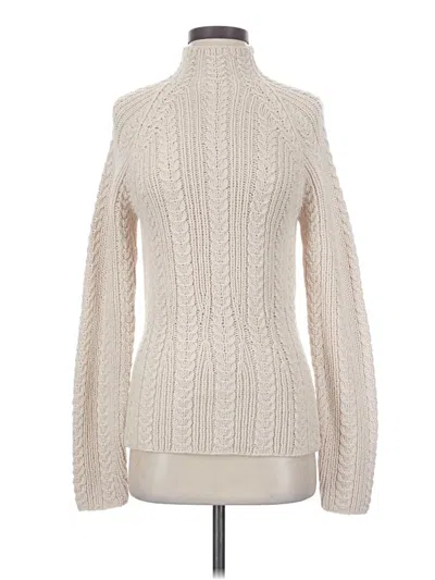 Pre-owned Company Ellen Tracy Turtleneck Sweater In Ivory