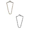 Competition Inc. Men's Figaro Style Link Tie Chains (pack Of 2) In Multi