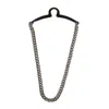 Competition Inc. Men's Single Loop Tie Chain In Silver