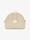 Complet White Midge Leather Cross Body Bag