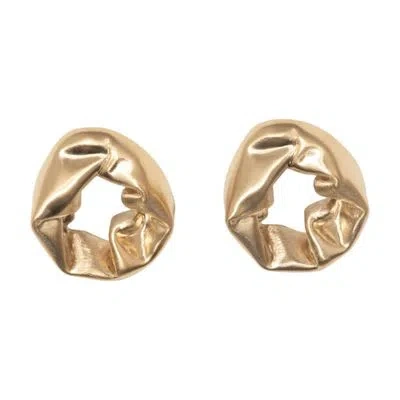 Completed Works Earrings In Gold