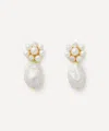 Completedworks 18ct Gold-plated Vermeil Silver Lightdrops Pearl Drop Earrings