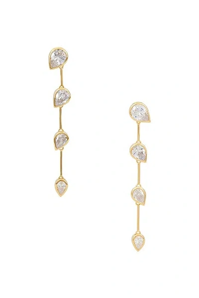 Completedworks 18k Gold Plated & Cubic Zirconia Earring