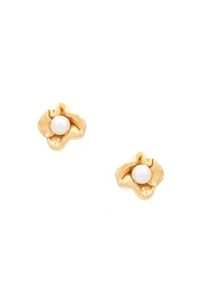 Completedworks 18k Gold Plated & Freshwater Pearl Earring