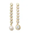 Completedworks 18kt Gold-plated Ascent Pearl And Zirconia Earrings In 金色