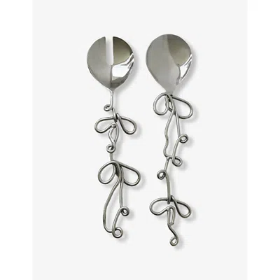 Completedworks A Very Serious Salad Stainless-steel Salad Servers Set Of Two Silver