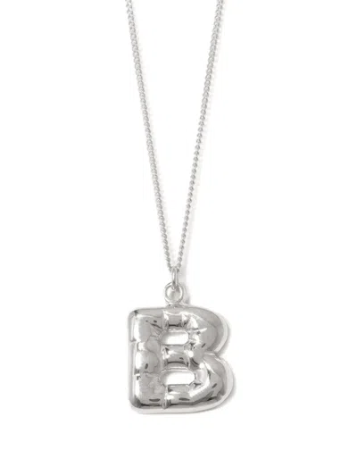 Completedworks Alphabet-pendant Necklace In Silver