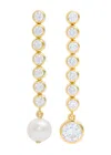 Completedworks Ascent Asymmetric 18kt Gold-plated Earrings In Gold