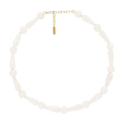 Completedworks Beads Necklace In Gold
