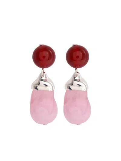 Completedworks Beak Earrings In Pink