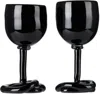 Completedworks Black Thaw Wine Glasses In Black
