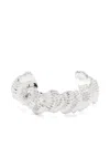 Completedworks Buttercream Textured Cuff Bracelet In Silver