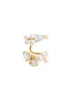 Completedworks Chasing Shadows Iii Embellished 14kt Gold Vermeil Ear Cuff In Gold