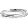 Completedworks Coil Hinged Bangle In Metallic