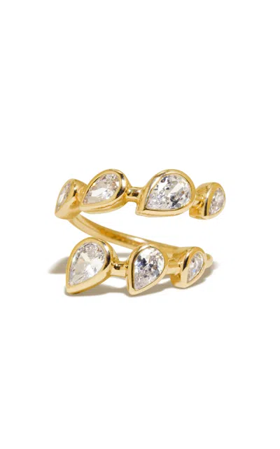 Completedworks Crystal-embellished 18k Gold-plated Ring