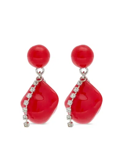 COMPLETEDWORKS CRYSTAL-EMBELLISHED DROP EARRINGS