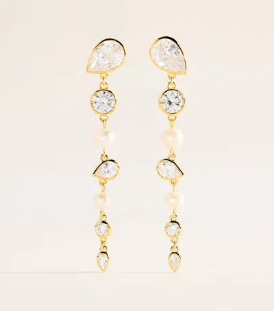 Completedworks Crystal The Light Of The Past Drop Earrings In Gold