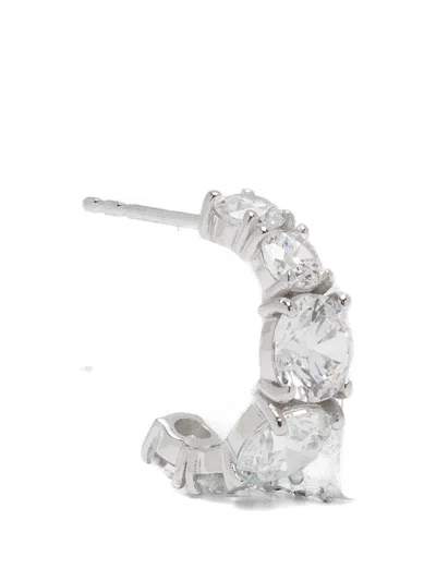 Completedworks Crystal-embellishment Earrings In White