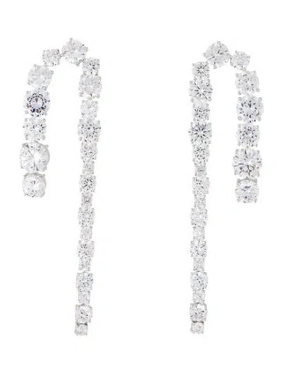 Pre-owned Completedworks Cubic Zirconia Sleuth Drop Earrings In Multicolor