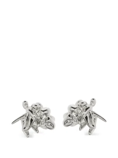 Completedworks Cubic Zirconia Statement Stud Earrings In Silver