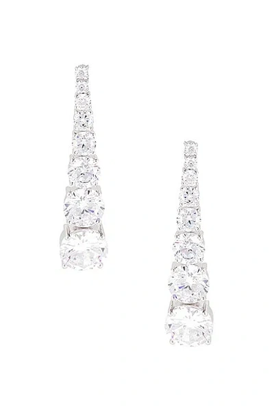 Completedworks Cz Earrings In White