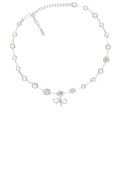 Completedworks Cz Necklace In Silver Plated