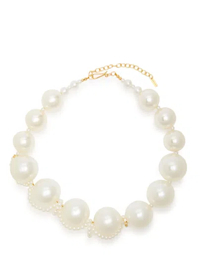 Completedworks Faux Pearl-embellished 18kt Gold-plated Necklace
