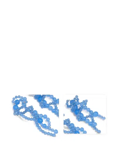 Completedworks Floe Agate Earrings In Blue