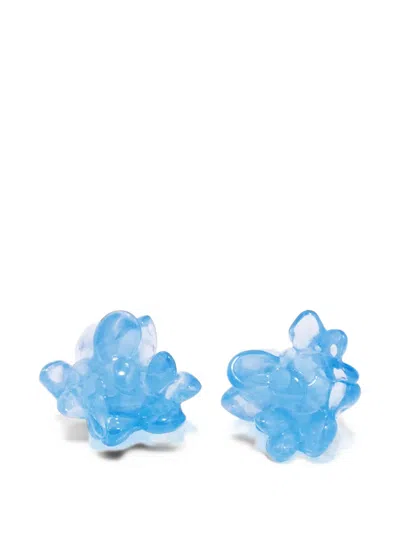 Completedworks Floe Resin Earrings In Blue