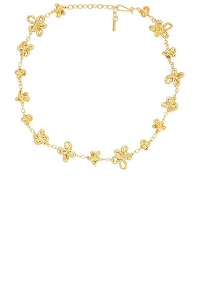 Completedworks Flower Necklace In Gold