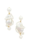 COMPLETEDWORKS FRESHWATER & BAROQUE PEARL EARRING