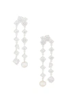 COMPLETEDWORKS FRESHWATER PEARL AND CZ EARRINGS