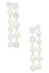 Completedworks Women's Freshwater Pearl & Cubic Zirconia Drop Earrings In Silver Plated