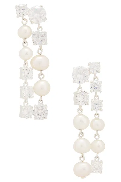 COMPLETEDWORKS FRESHWATER PEARL CZ EARRINGS